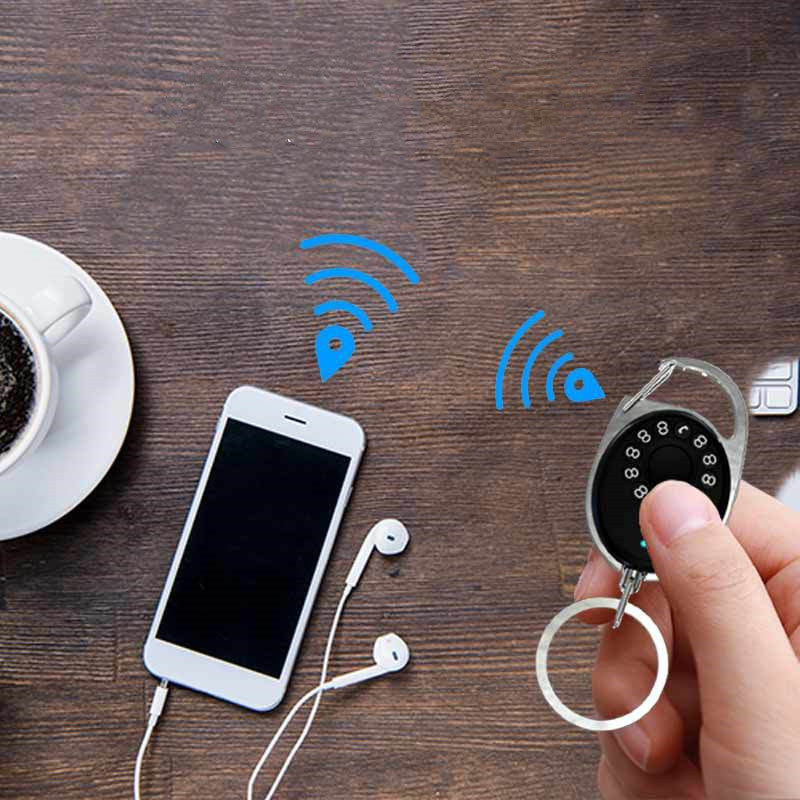 Tracker Compatible with Apple, Smart Bluetooth Anti-Lost Device With Selfie, Mobile Phone Two-Way Alarm Tracker, Pet Anti-Lost Keychain Airtag