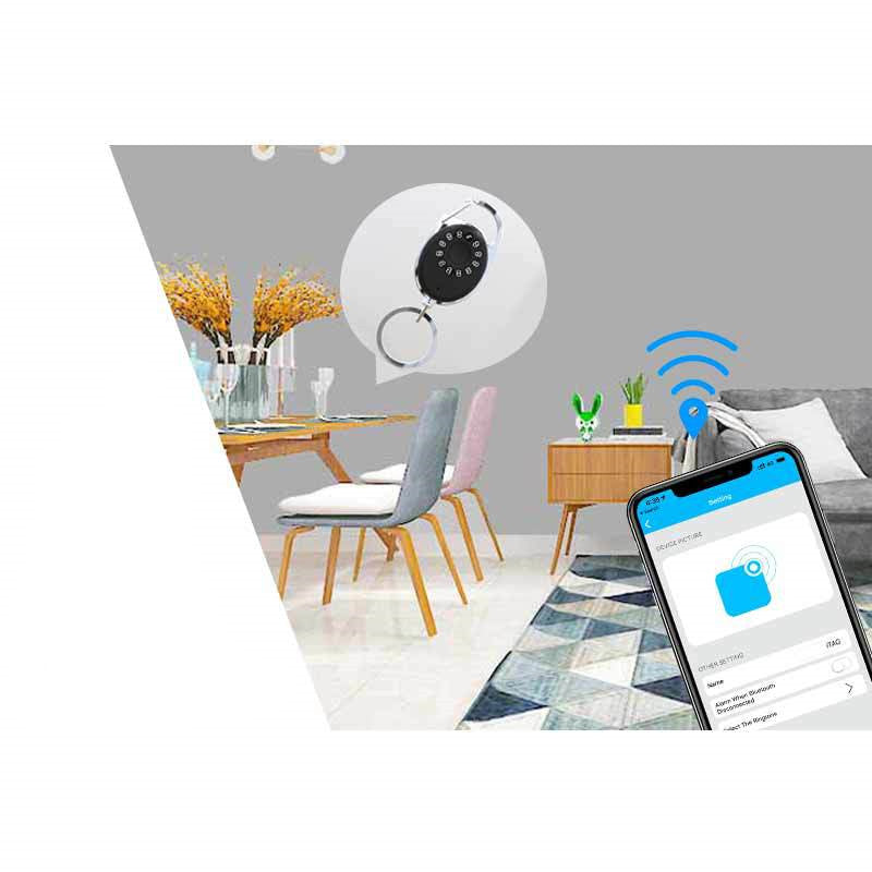 Tracker Compatible with Apple, Smart Bluetooth Anti-Lost Device With Selfie, Mobile Phone Two-Way Alarm Tracker, Pet Anti-Lost Keychain Airtag